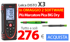 leica disto X3 promozione